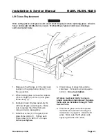 Предварительный просмотр 21 страницы Carrier TYLER Advantage NLBN Installation & Service Manual