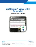 Preview for 1 page of Carrier VizCommView Ultra Extended Instructions For Use