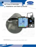 Preview for 1 page of Carrier VVT Zone Installation And Startup Manual