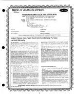 Preview for 12 page of Carrier WEATHER MARKER 58VCA User'S Information Manual