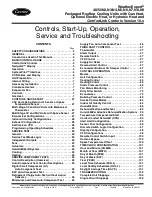 Preview for 1 page of Carrier WeatherExpert 48N2 Controls, Start-Up, Operation, Service, And Troubleshooting