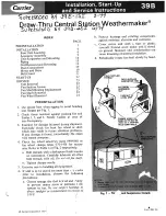 Preview for 1 page of Carrier WEATHERMAKER 39B User Manual