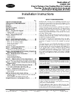 Carrier WeatherMaker 48A020 Installation Instructions Manual preview