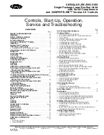 Предварительный просмотр 1 страницы Carrier WEATHERMAKER 48AJ020 Operating And Service Manual