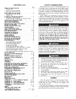 Preview for 2 page of Carrier WEATHERMAKER 48AJ020 Operating And Service Manual