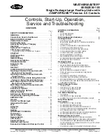 Preview for 1 page of Carrier WEATHERMASTER 48Z030 Operation And Service Manual