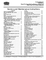 Preview for 1 page of Carrier WeatherMaster 50HC04 Service And Maintenance Instructions