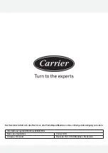 Предварительный просмотр 16 страницы Carrier XCT 7 40VCI67FQEE Installation And Owner'S Manual