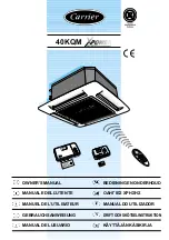 Carrier Xpower 40KQM Owner'S Manual предпросмотр