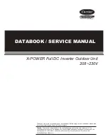 Carrier Xpower Series Service Manual предпросмотр