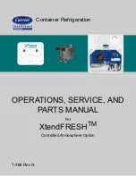 Preview for 1 page of Carrier XtendFRESH Operation, Service And Parts Manual
