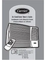 Предварительный просмотр 1 страницы Carrier ZC Owner'S Manual