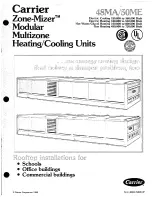 Предварительный просмотр 1 страницы Carrier ZONE-MIZER 48MA016 Installation Instructions Manual