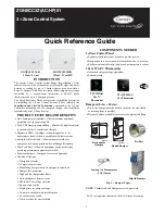 Carrier ZONECC3ZAC01 Quick Reference Manual предпросмотр