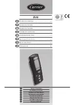 Carrier ZUI2 Installation Instructions Manual preview