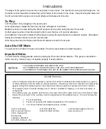 Preview for 12 page of Carrom 752.69 Instructions Manual