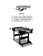 Preview for 1 page of Carromco 05065DB Assembly Instructions Manual