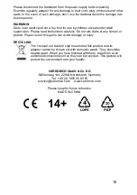 Preview for 12 page of Carromco 94011 Manual Instruction