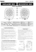 Preview for 1 page of Carromco MIRAGE-301 Quick Start Manual