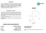 Предварительный просмотр 1 страницы Carron Phoenix ALBA Fitting Instructions & Contents List