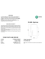 Preview for 1 page of Carron Phoenix ELEN Optima Fitting Instructions & Contents List