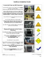 Предварительный просмотр 7 страницы CarShow CS-GM1010 Installation Manual