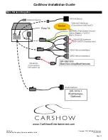 Предварительный просмотр 14 страницы CarShow CS-GM1010 Installation Manual