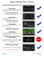 Предварительный просмотр 9 страницы CarShow CS-GM1012 GM Series Installation And Use Manual