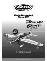 Предварительный просмотр 1 страницы Carson 500505023 Sbach 342 Instruction Manual