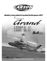 Carson Agusta Westland Grand Instruction Manual предпросмотр