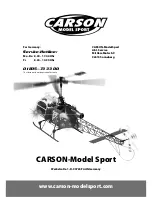 Предварительный просмотр 52 страницы Carson Air Zermatt SA 315B Lama Instruction Manual