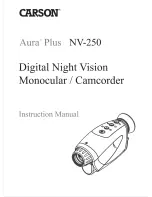 Carson Aura Plus NV-250 Instruction Manual предпросмотр