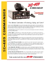 Preview for 1 page of Carson Commander SC-409 Specifications