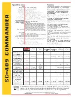 Preview for 2 page of Carson Commander SC-409 Specifications