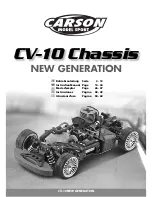 Предварительный просмотр 1 страницы Carson CV-10 NEW GENERATION Instruction Manual