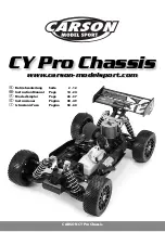 Carson CY Pro Chassis Instruction Manual preview