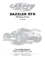 Предварительный просмотр 62 страницы Carson DAZZLER RTR Manual