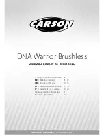 Preview for 1 page of Carson DNA Warrior Brushless 500404092 Instruction Manual