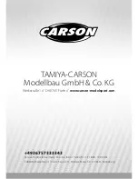 Предварительный просмотр 34 страницы Carson EASY TYRANN HORNET 350 Instruction Manual