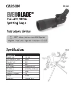 Carson EVERGLADE SS-560 Instructions For Use preview