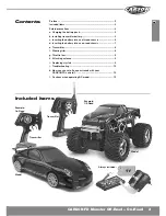 Предварительный просмотр 3 страницы Carson FD Monster Off-Road + On-Road Instruction Manual