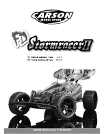 Preview for 1 page of Carson FD Stormracer II Instruction Manual