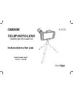 Carson IC-918 Instructions For Use Manual preview