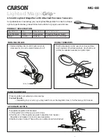 Carson Lighted MagniGrip MG-88 Quick Start Manual preview