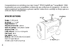 Preview for 2 page of Carson Litewave RF-650 Instructions For Use Manual