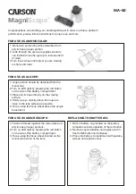 Preview for 1 page of Carson MagniScope MA-60 Quick Manual