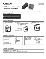 Carson MM-380 Quick Start Manual preview