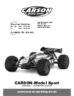 Предварительный просмотр 100 страницы Carson Nitro Buggy CNB 204016 Instruction Manual