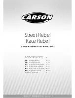 Carson Race Rebel Instruction Manual preview