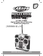 Carson Reflex Stick Ultimate Touch Instruction Manual preview